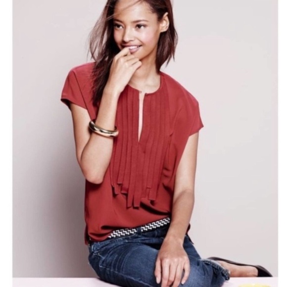 J. CREW Grosgrain Ribbon Trimmed Top - Picture 8 of 8